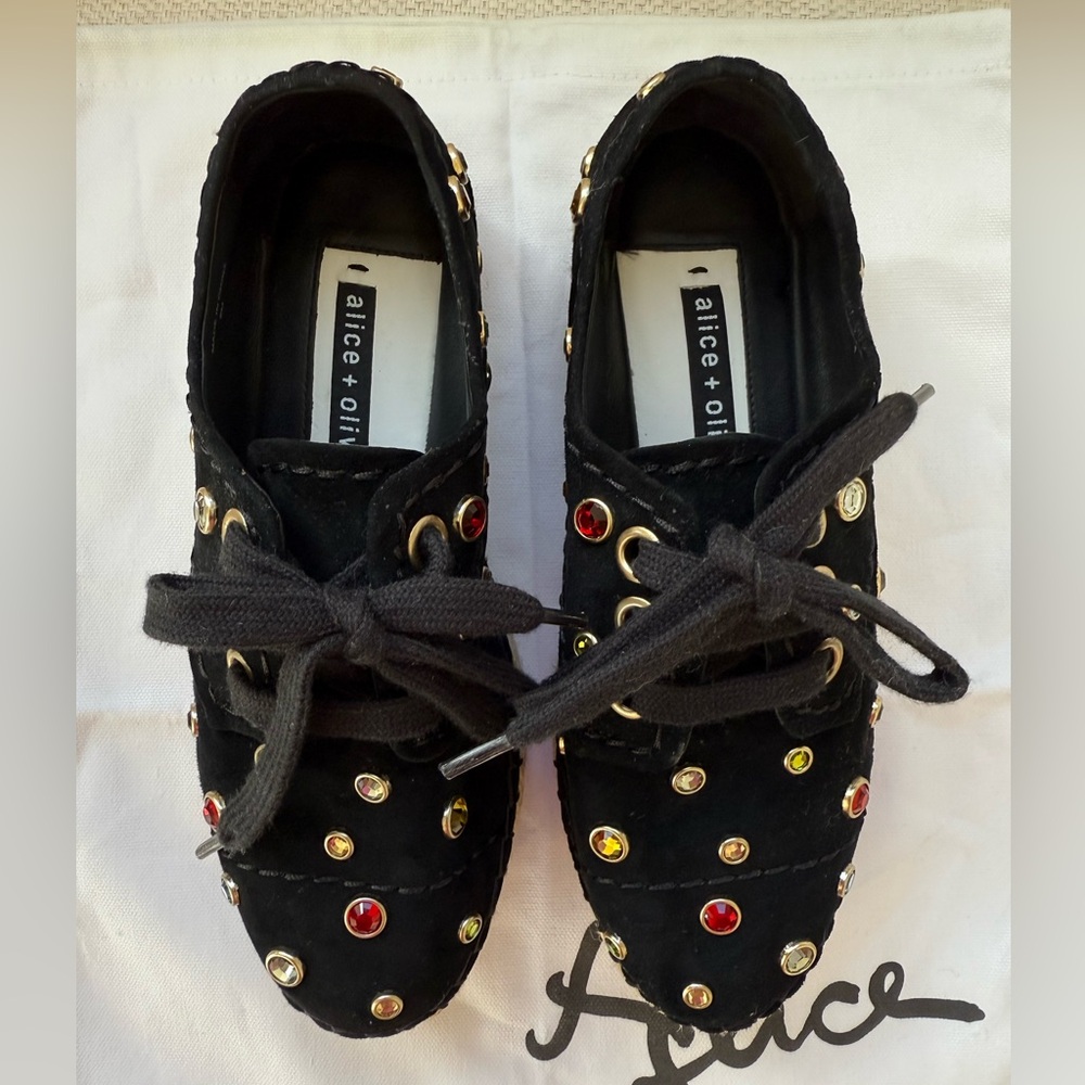 Alice and Olivia Rory Platform Espadrilles
